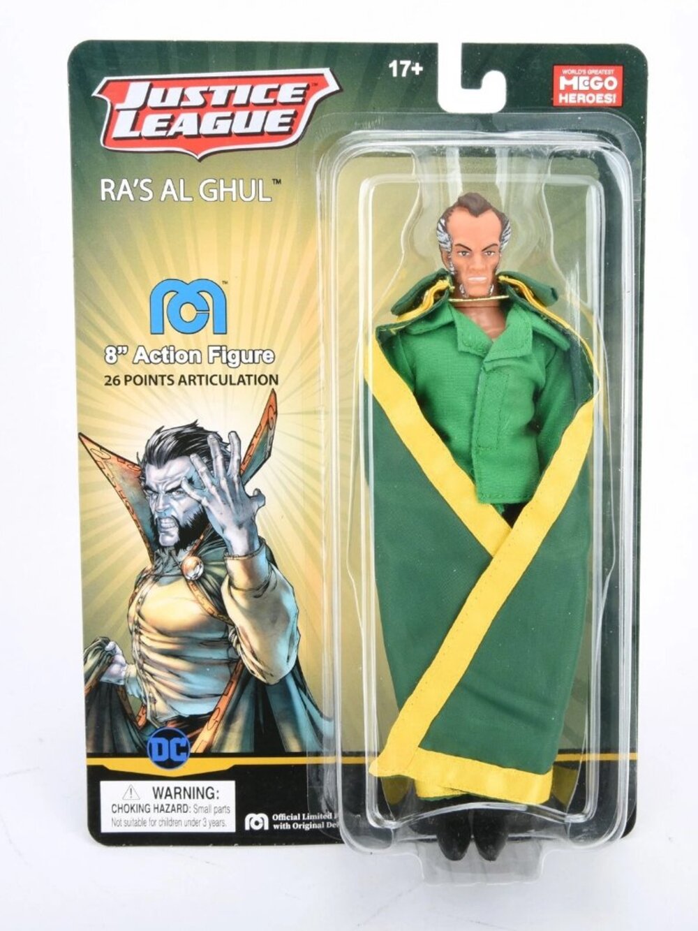 Mego DC Justice League Ra’s Al Ghul 8" Action Figure Collectible Toy New Gift